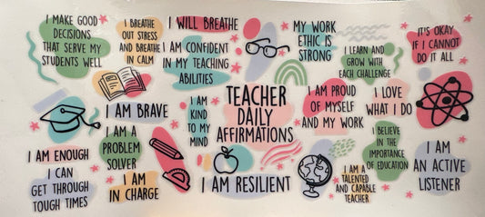 Cup Wraps (Affirmations)