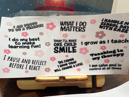 Cup Wraps (Affirmations)