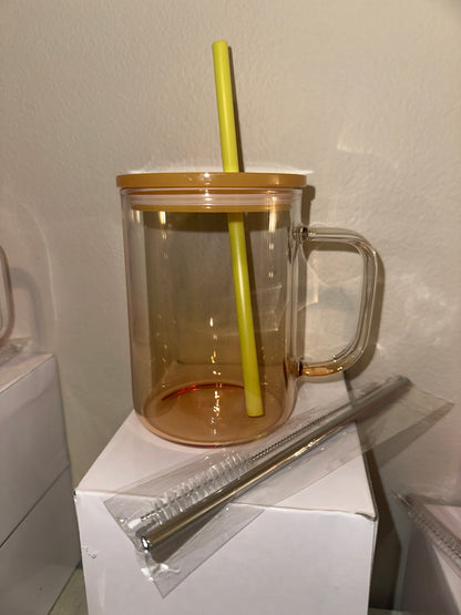 Glass Mug with handle ** READ DESCRIPTION**